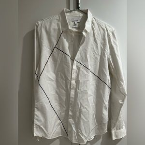 Calvin Klein abstract print dress shirt - slim fit - size medium